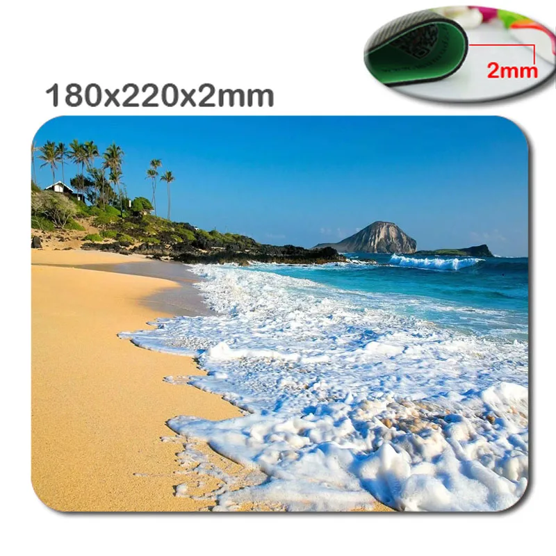 3D Print 180*220*2mm Cool Non slip and Durable Mouse Pad scenery nature