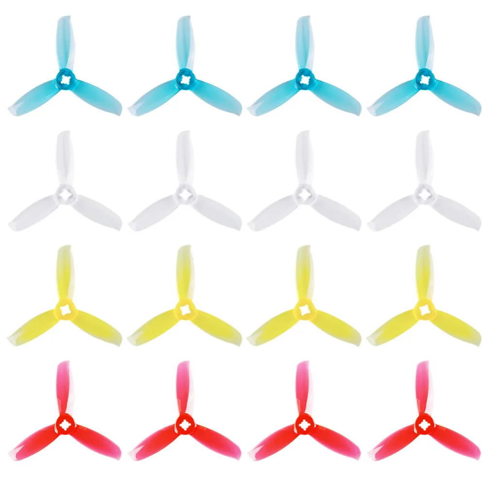 

24pcs Gemfan 3028 3 inch 3 blade/tri-blade propeller with three hole compatible 1106 1306 motor for FPV racing drone kit