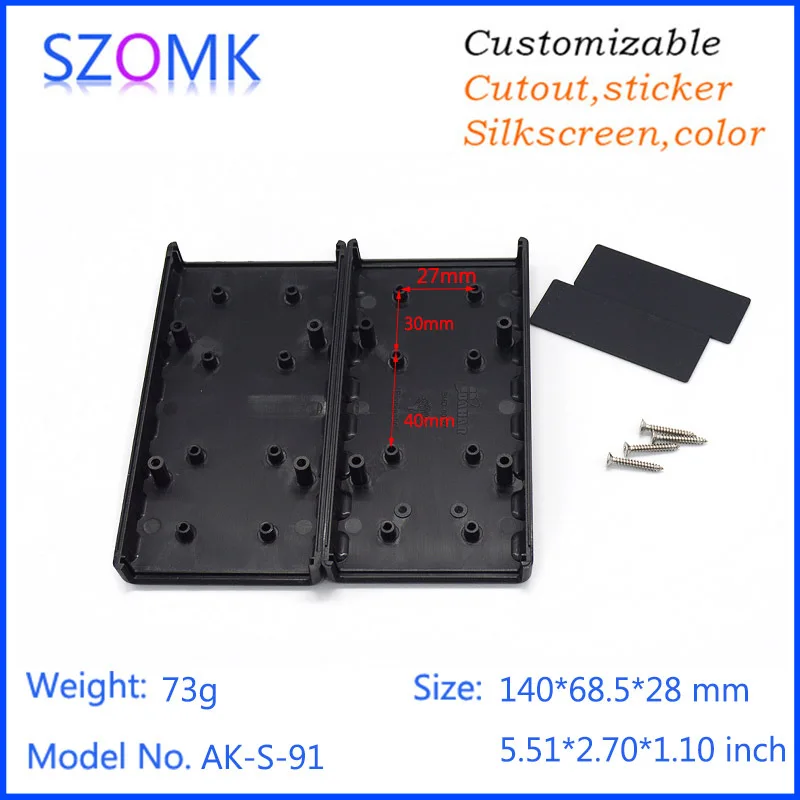 plastic enclosure for electronics control box szomk diy enclosure junction box plastic housing small abs instrument enclosure distribution box black plastic box enclosure electronics case  (3).jpg