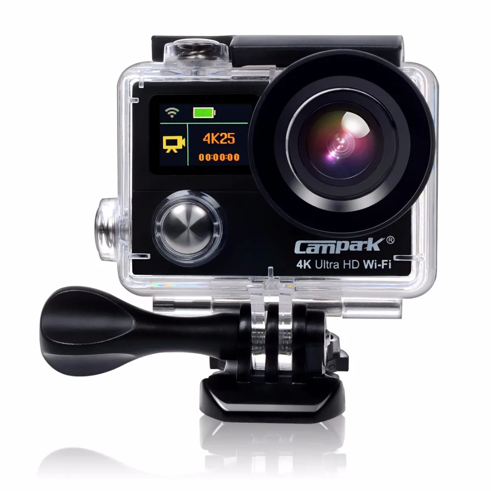 Campark 4K Ultra 1080P HD Wifi Action Camera 170 degree Waterproof