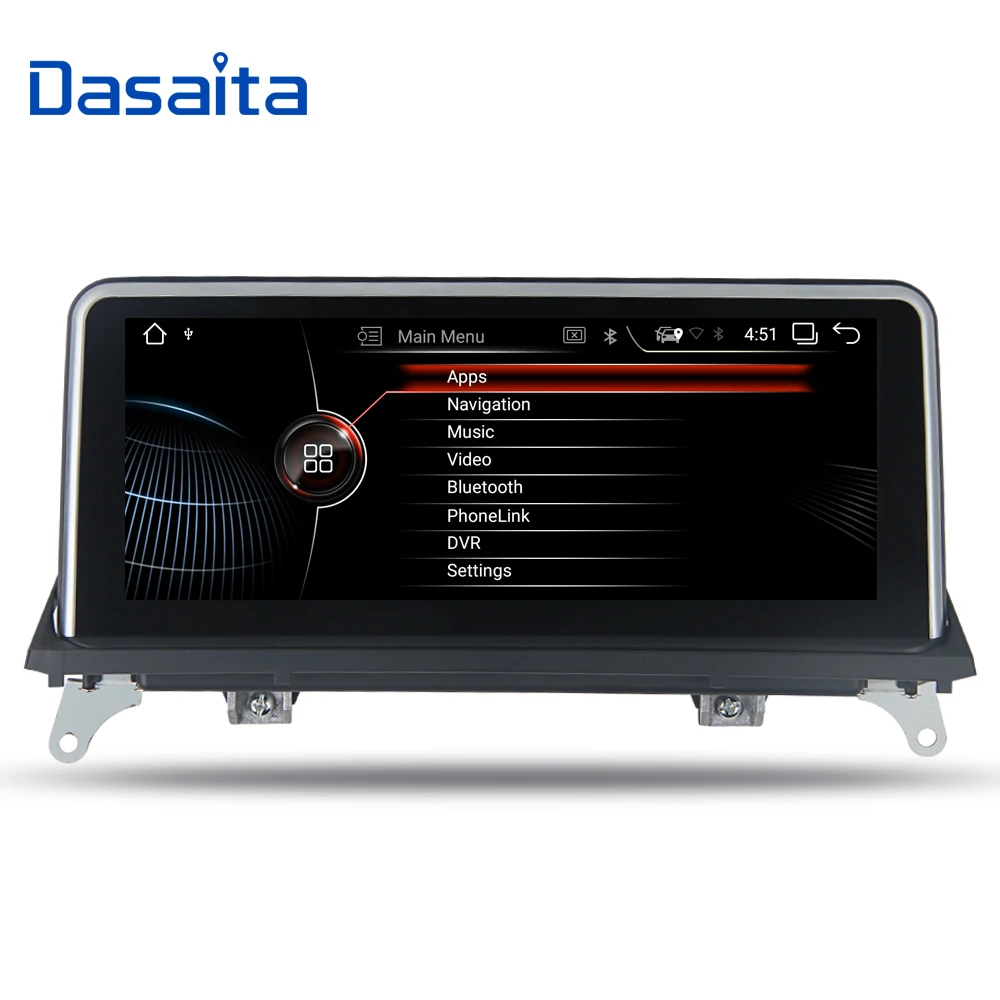 Flash Deal 10.25 inch Android 9.0 Car GPS Navigation Radio For BMW X5 E70 X6 E71 2007 2008 2009 2010 2011 2012 2013 2014 with CCC CIC 32GB 4