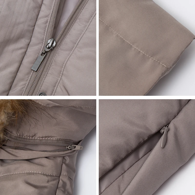 MS VASSA Winter Parkas Women 2018 New Fashion Autumn ladies long jackets detachable hood with fake fur plus size 7XL outerwear