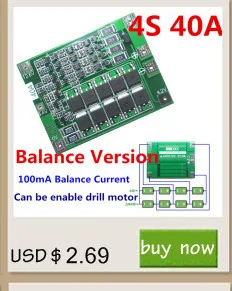 4S 100mA литиевых Батарея Доски для балансирования 18650 Li-Ion Батарея балансируя доска балансировки ток 14.8 В 16.8