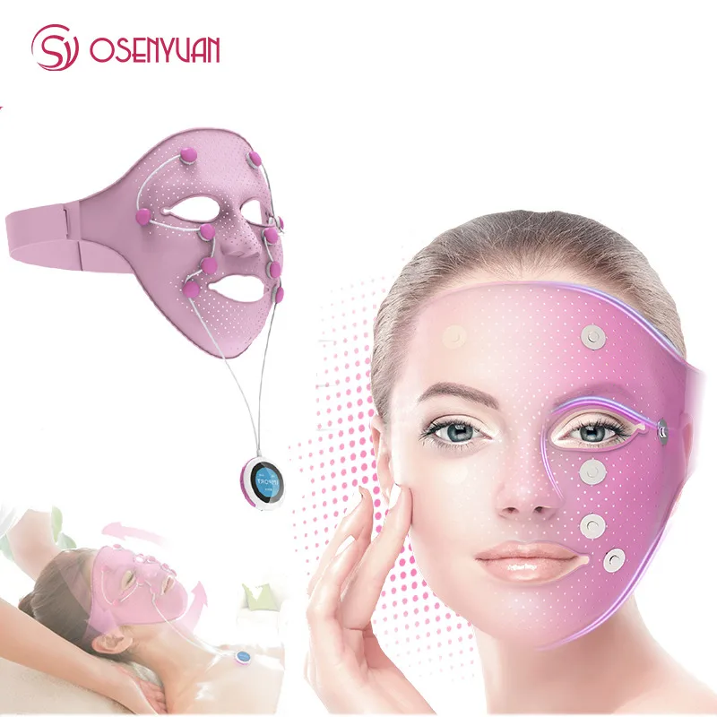 2019 vibration Facial massage Quick face lift mask V Face Chin Cheek Lift Up Slimming Slim Massager mask beauty machine