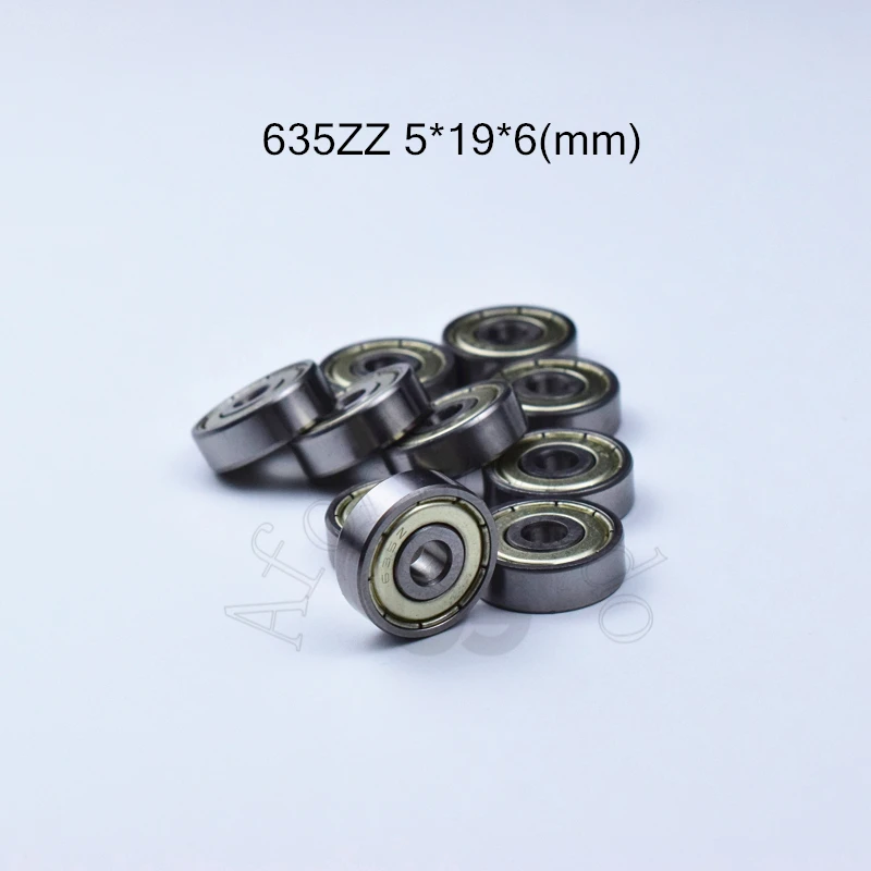 Подшипники из хромированной стали 635ZZ 5*19*6 (мм) 10 шт. бесплатная доставка