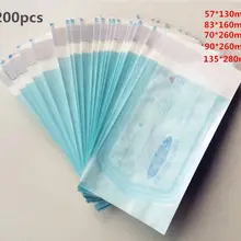 200 шт./упак. чехол для стерилизации с уплотнением медицинский Класс Бумага Одноразовый стоматологический инструмент для тату, сумка для хранения 5 типа на выбор