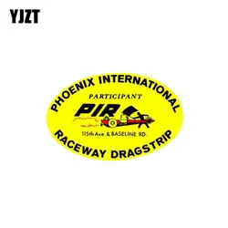 YJZT 15 см * 9,6 см автомобиля Стикеры Phoenix международного Рейсуэй Dragstrip ПВХ наклейка 12-0368