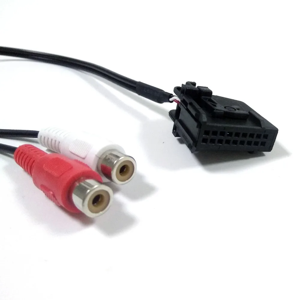 Купить Сча 18pin разъем типа RCA вход AUX кабель аудио вход adapterfor ...