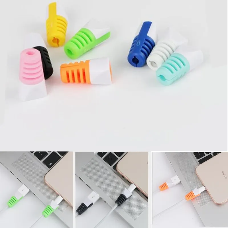 USB Charging Data Line Protective Sleeves Cable Winder 2019 Protector Saver For iPhone X XS Max Huawei Xiaomi |