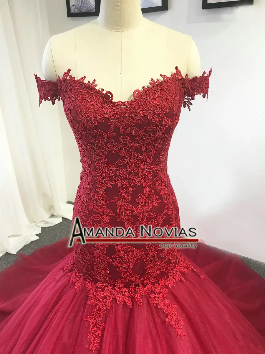 Модель свадебного платья Amanda Novias 100% реальное платье в стиле Русалочки 2019|real wedding