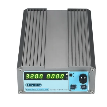 

Compact Digital Adjustable DC Power Supply 4 Digits LED CPS-3205 II 160W 0-32V/0-5A Portable Switching Regulated Power Supply