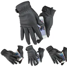 Магазин Джессики черные лыжные зимние кожаные мотоциклетные полный палец Сенсорный экран теплые перчатки ABC