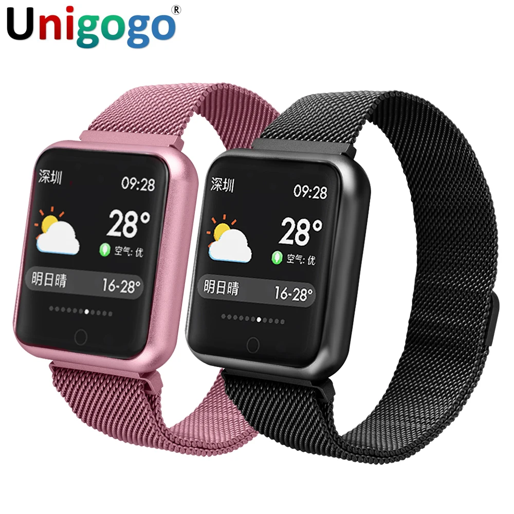 

Sports IP68 Smart Watch Fitness Bracelet Activity Tracker Heart Rate Monitor Blood Pressure Men Women Smartwatch for Android IOS