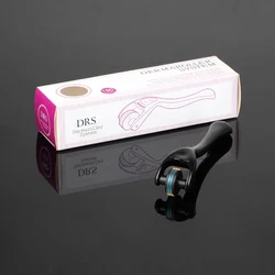 180 Agulhas Pinos Micro-agulha Rolo de Pele Facial e Corporal Cuidados Com A Pele Ferramenta De Limpeza com Alça Preta