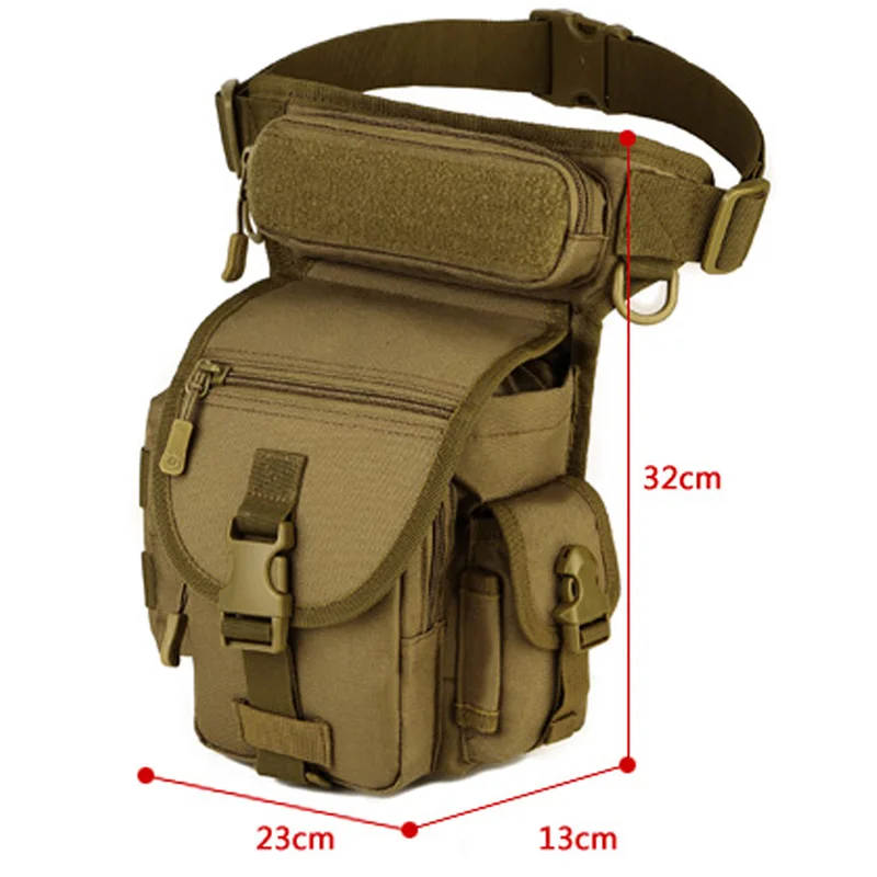 

Waterproof Portable Ourdoor Tactical EDC Molle Fanny Pack Military Sawt Leg Belt Bag Utility Gadget Security Pack Carry Bags