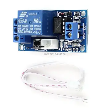 

WQScosea Q8S-157 DC 5V 1 Channel Bistable Latching Trigger Relay Circuit Board Module Touch Bistable Start Stop Switch