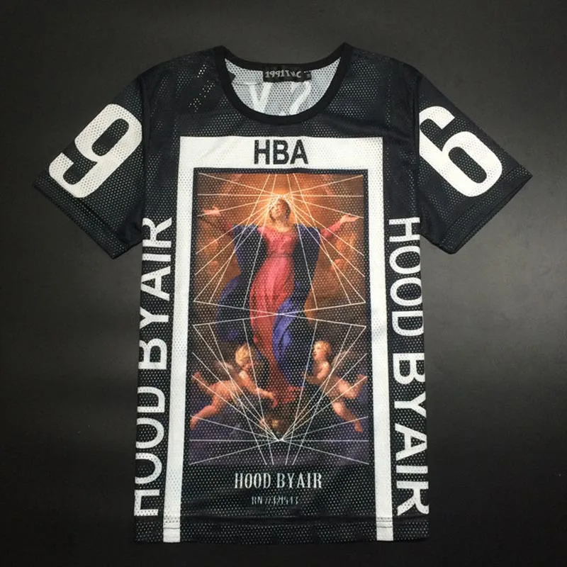 3D T Shirt Men High Quality New 2015 HBA Superhero Batman Jersey T-Shirt Sports Quick Dry Fitness Compression Drying | Мужская одежда
