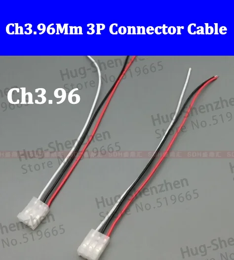 

Free shipping 300pcs Ch3.96 Mm Pitch 3P Crimp Terminal Connector Cable 150MM CH 3.96MM