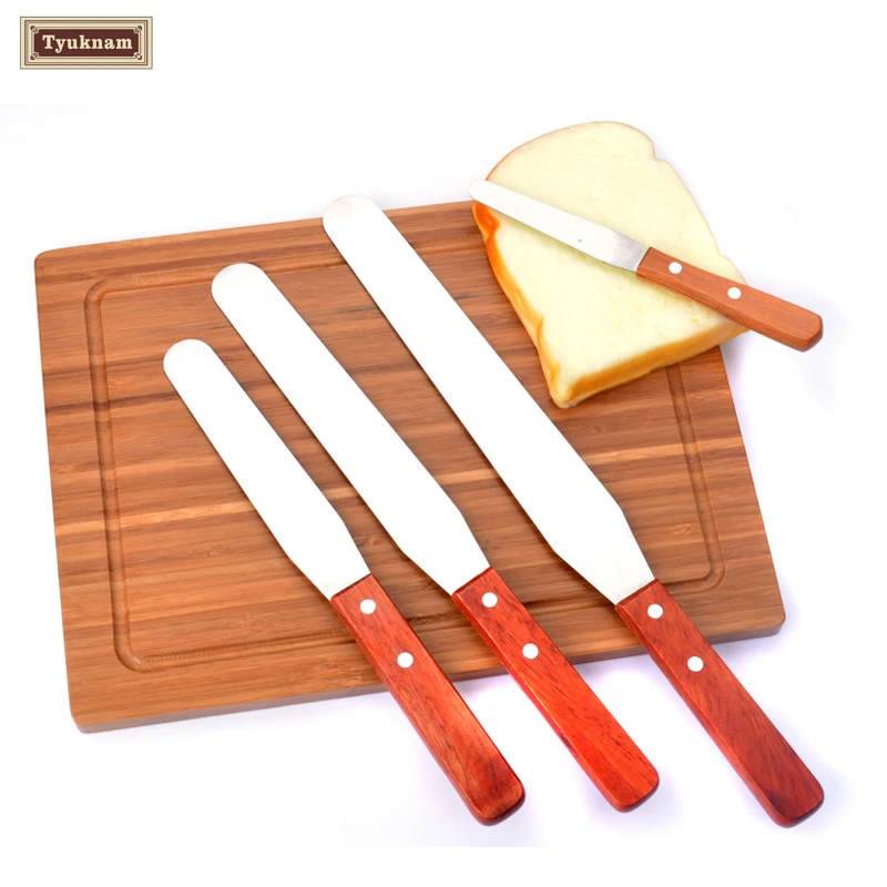 6" 8" 10" Cake Decorating Icing Spreader Flat Spatula Long Stainless