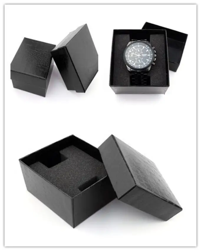 Watch box Кварцевые наручные часы Reloj Mujer простые уникальные женские часы с кожаным ремешком роскошные часы для влюбленных наручные часы Relogio Masculino - Цвет: Watch box