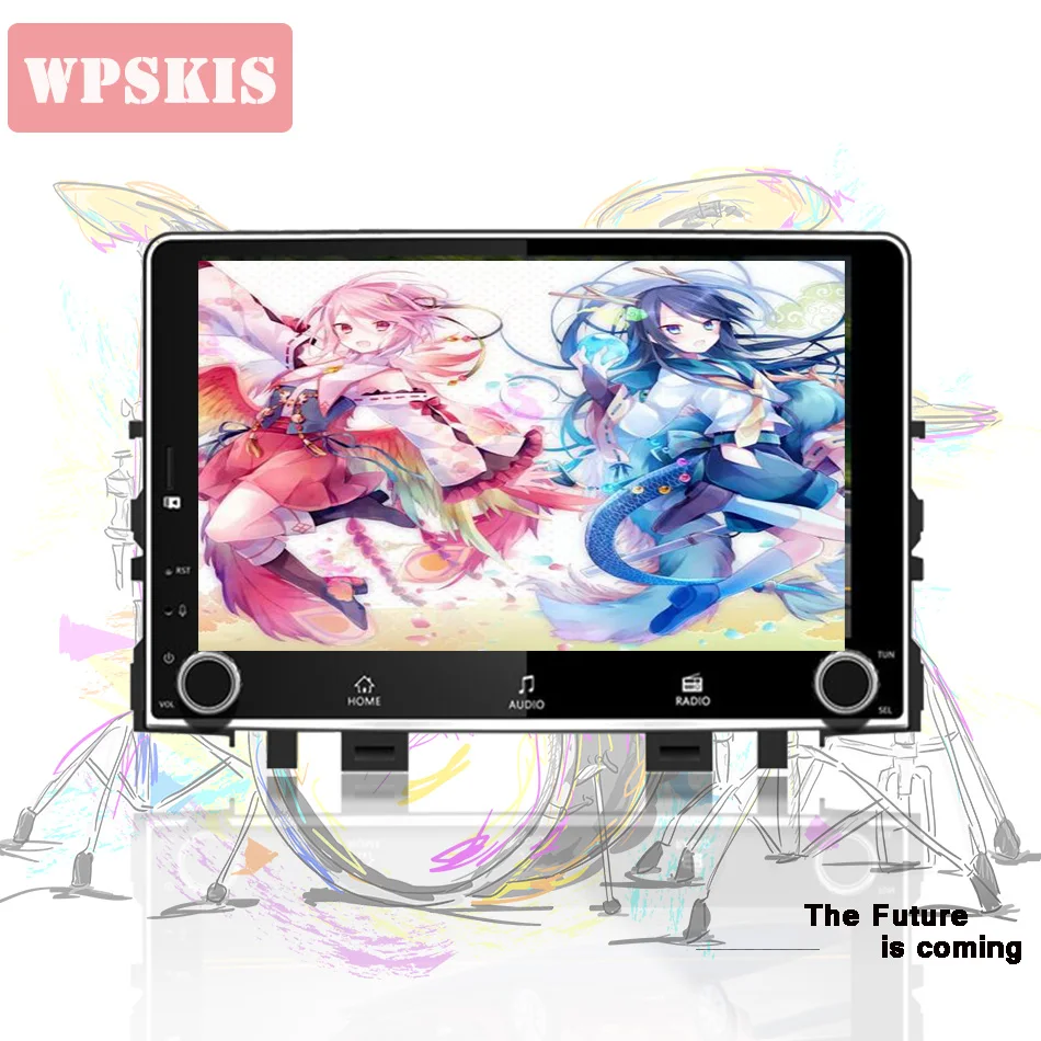 Flash Deal Auto Android 9.0 4GB+64GB 1024*600 Full HD Car DVD player GPS navigation for KIA RIO 2017 2018 Car DVD GPS Navigation Head Unit 2