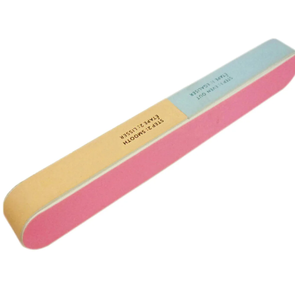 

1 Piece New Fashion Hot Sale Article Nail File Colorful Lovely Seven Sides Buffer Frosted Professional Manicure Nail Tools