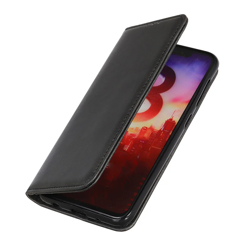 Чехол для телефона Huawei Y6 Pro 2019 из воловьей кожи с магнитной застежкой деловые