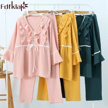 

Pink Home Clothes For Pregnancy Pajama Maternity Sleepwear Spring Autumn Deep V-Neck Nursing Pajamas Maternity Pyjama Fdfklak