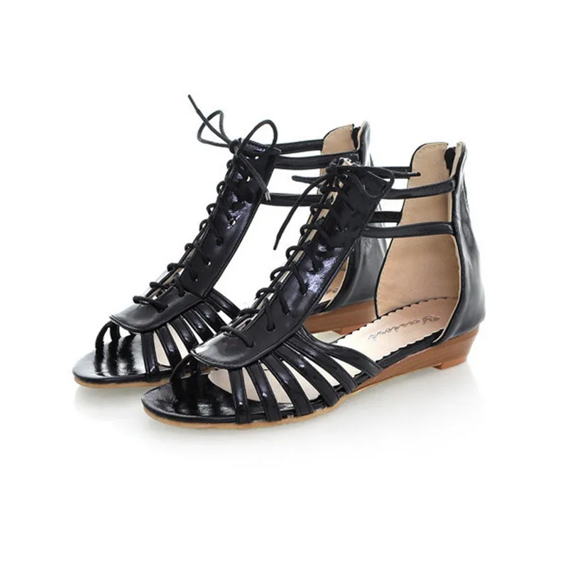 

Cut-outs Lace up Okobo Wood Breathable Cover heels Zip Plus size(4-12) Ladies Wedges Flip flops women Pumps Beach Shoes Sandals