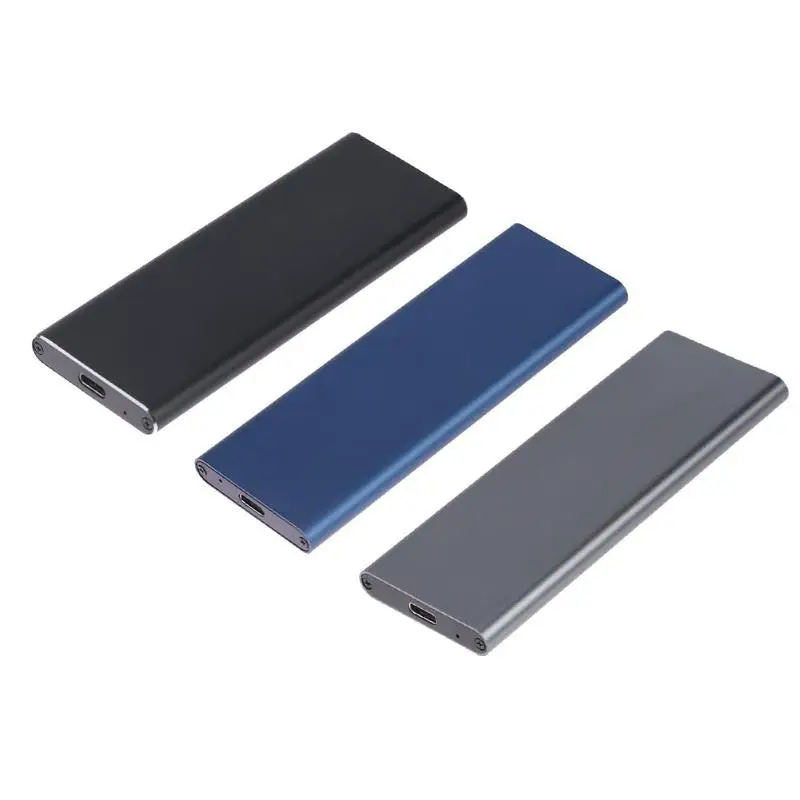 1 шт. M.2 NGFF SATA SSD 10 Гбит/с для USB 3,1 type-C конвертер адаптер чехол для M2 жесткий диск ПК