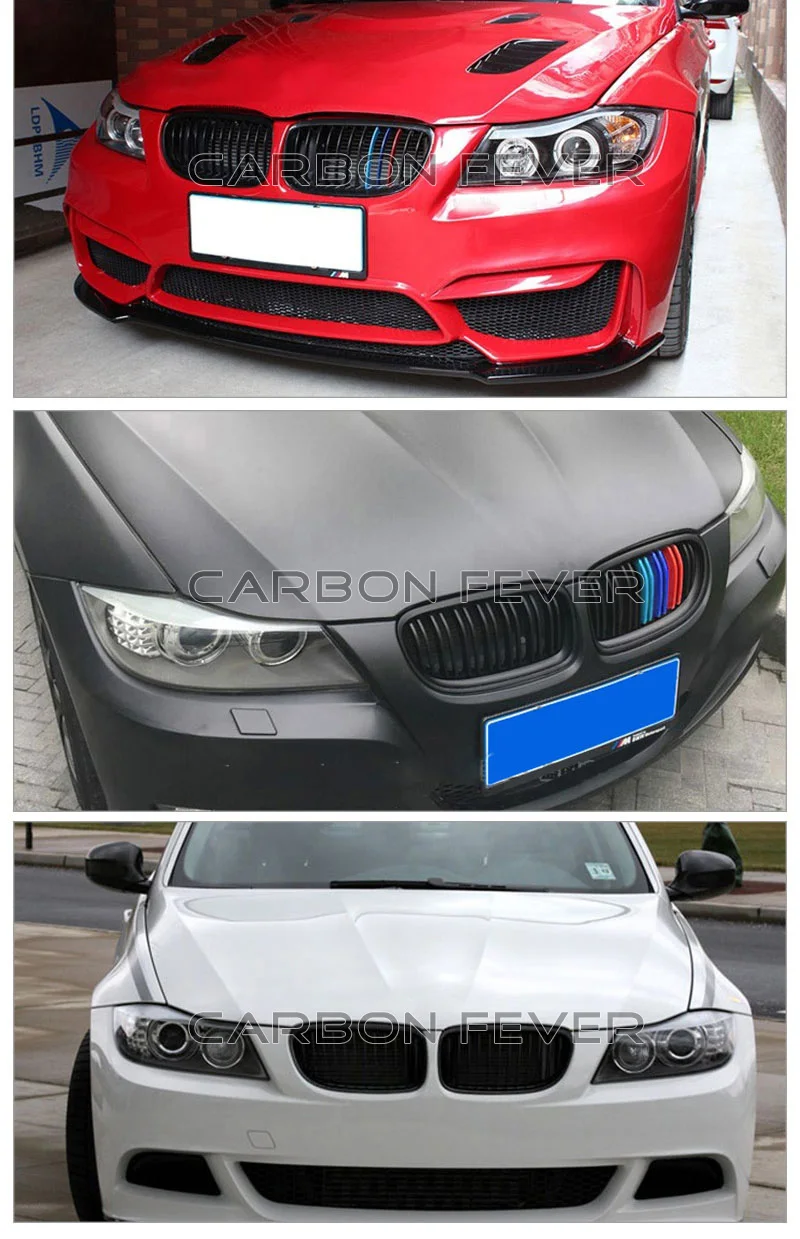 E90 M3 ноздри переднего бампера гриль сетки для BMW E90 E91 3 серии 2008-2011 LCI
