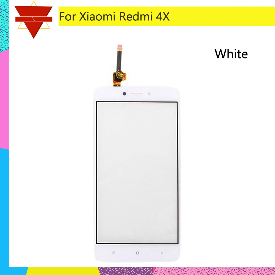 Redmi 4X Передняя панель 5," для Xiaomi Redmi 4X Redmi4X сенсорный экран сенсор ЖК-дисплей дигитайзер Переднее внешнее стекло