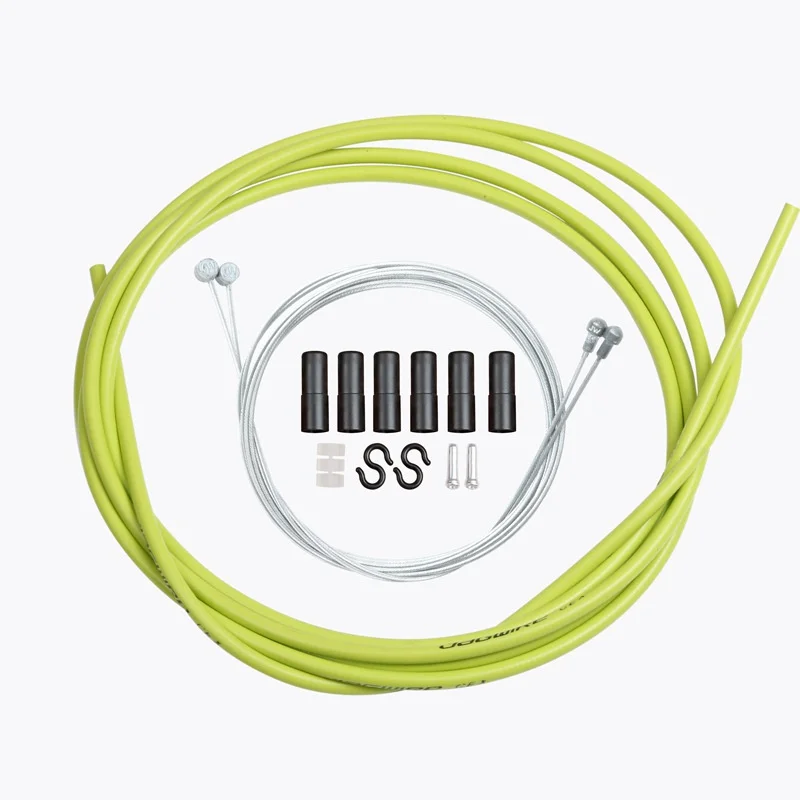 Универсальный тормоз/кабель переключения передач и корпус набор инструментов MTB велосипед дорожный велосипедной передачи Шестерня/Тормозные наборы велосипедный кабель трубка - Цвет: Зеленый