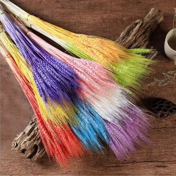 

50pcs wheat ears natural dried flowers wheat bedroom living room decoration bouquet decoration shooting props DIY hotel floral