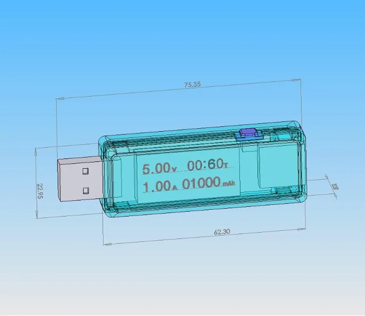 1 шт. USB зарядное устройство ток напряжение зарядный детектор мобильный ток питания и Вольтметр Амперметр Напряжение