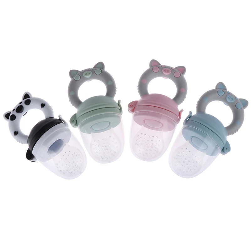

1Pc Teether silicone pacifier fruit feeder food nibbler feeder for baby