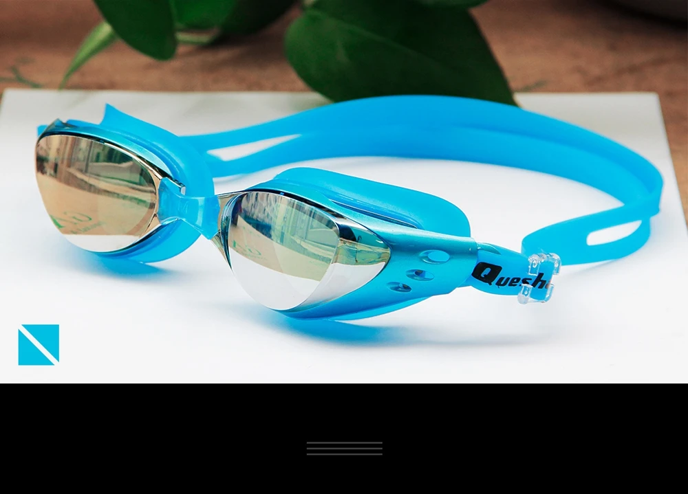 Мужские и женские очки для плавания для взрослых, Профессиональные противотуманные очки с защитой от ультрафиолета, регулируемые очки для плавания с силиконовыми затычками для ушей