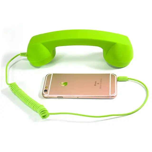 

Phone Receiver Handset Anti-radiation Retro Phone Telephone Handset Accessories For PSP, New 3DS & All Smartphones