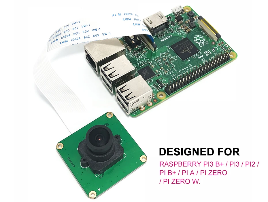 RPI широкоугольный модуль камеры OV5647 для Raspberry Pi 4 3 B+/PI3/PI2/PI B+/PI A/PI ZERO W