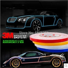 1.0CM x 5Meter DIY 3M Reflective Sticker Automobile luminous strip car & motorcycle Decoration Decals Vinyl Sticker 1.0CM x 5Meter DIY 3M Reflective Sticker Automobile luminous strip car & motorcycle Decoration Decals Vinyl Sticker