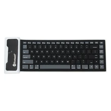 Foldable Waterproof Universal Portable Bluetooth font b Wireless b font Soft Silicone font b Keyboard b