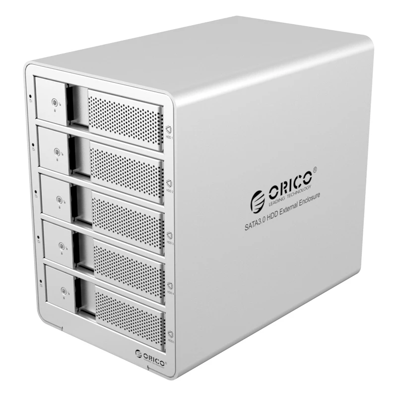 5 bay 3 USB3.0 ESATA с функцией RAID HDD алюминиевый чехол 5bay Корпус док станция|usb3.0 esata|hdd