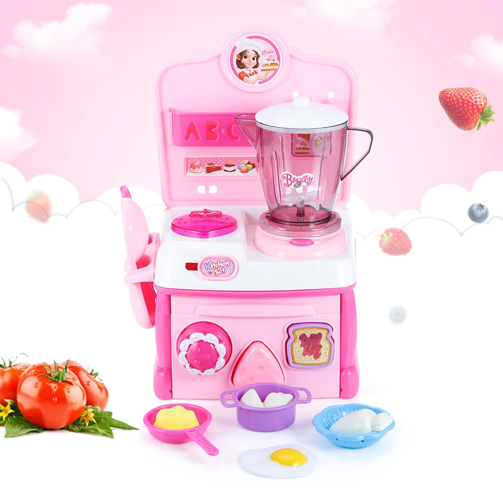 Baby Kitchen Cooking Simulation Model Happy Kitchen Pretend Play Toys