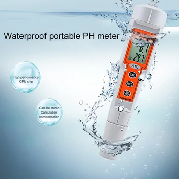 

Portable Digital PH Meter Water Quality Tester Aquarium Fish Tank Waterproof Professional Water Quality Diagnostic Tools