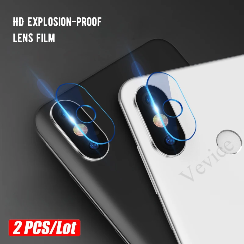 

2PCS/Lot Camera Tempered Glass For Xiaomi Mi A2 8 Lite 6X Pocophone F1 For Redmi Note 5 6 Pro 6 Pro 6A Back Lens Protection Film