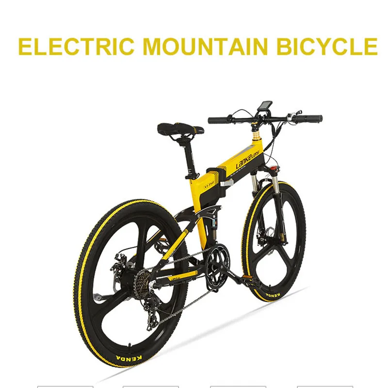 26 дюймов Электрический горный велосипед складной ebike 48 в 240 Вт Мотор 7 скоростной
