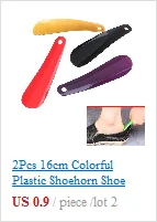 1pc Plastic Shoe Horn Round Handle Lifter Shoehorn Shoes Accessories