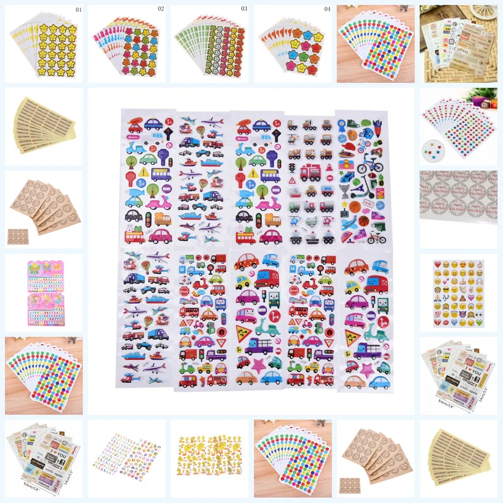 

1 Set Kawaii Planner Scrapbooking Memo Decor Stickers DIY Craft Toy For Kids Interesting Smile Face Diary Stationery Stickers