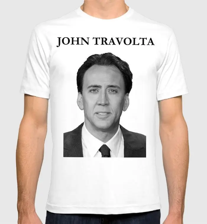 Nicolas Cage Мужская хлопковая футболка с S-7XL | одежда