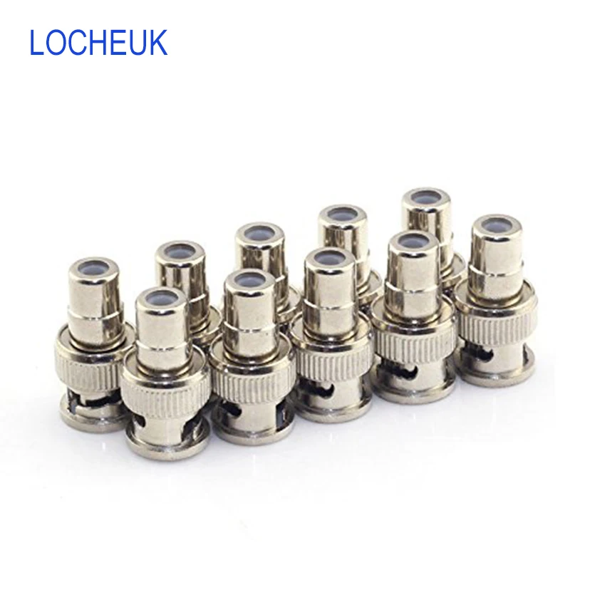 

5pcs/lot RCA Female to BNC Male Converter Connector BNC Plug to RCA Jack Video Adapter for CCTV Security Camera Surveillance